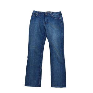 PURE COLOR Denim Jeans Women's 30 Blue Straight Leg Blue Pants Bottoms​​​​